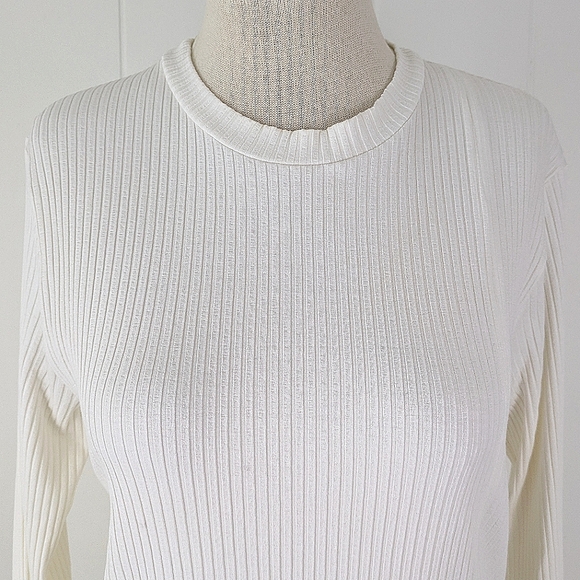 Hackwith Design Tunic Rib Slit Top - Picture 2 of 7